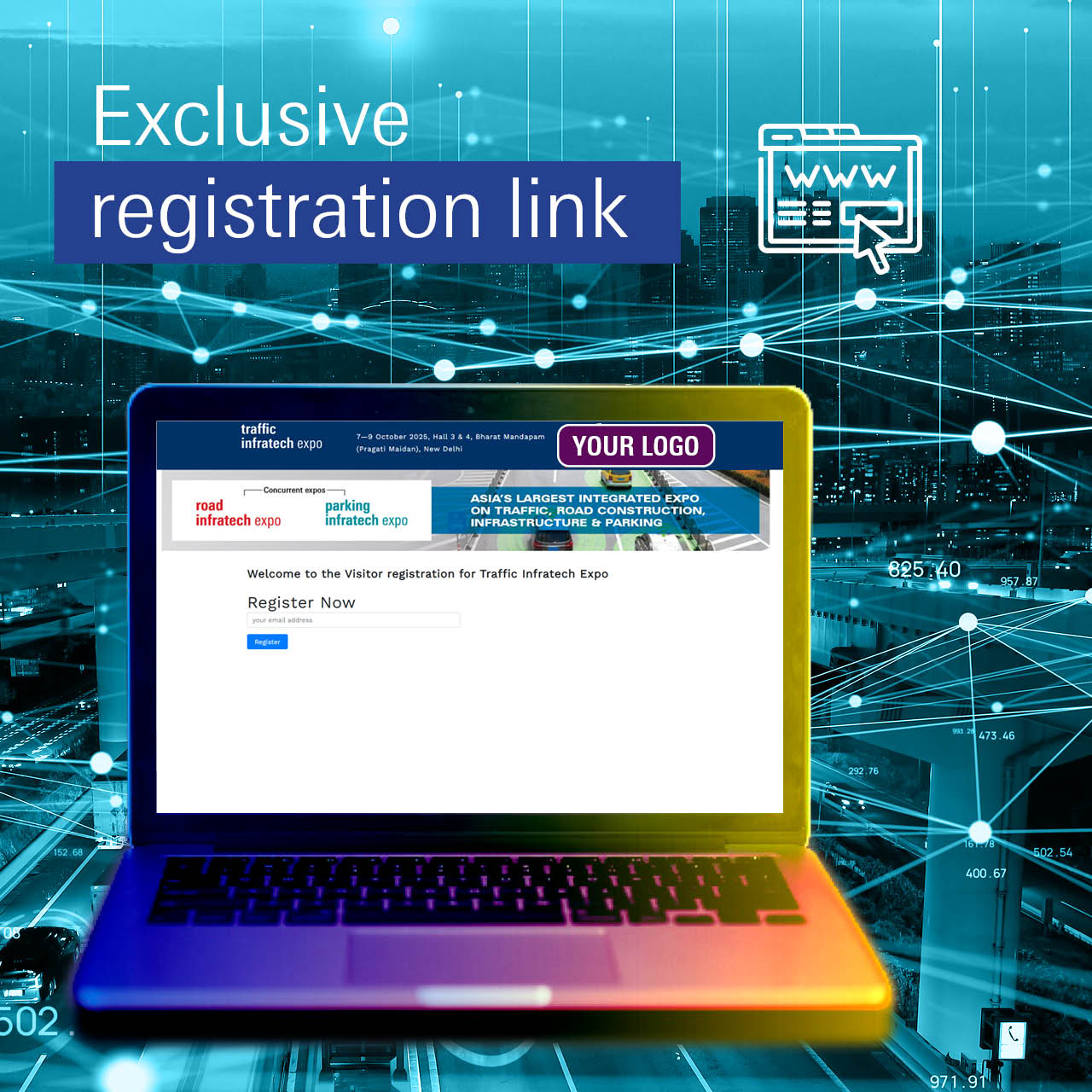 Customized registration link